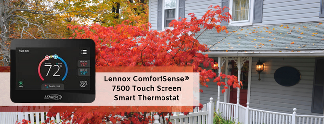 The Lennox ComfortSense® 7500 Touch Screen Smart Thermostat - An Ideal Choice for Your Home